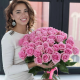 Букет из 49 розовых роз 60 см купить с доставкой в Санкт-Петербурге
