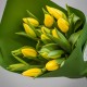 Букет 15 желтых тюльпанов - Корпоративный купить с доставкой в Санкт-Петербурге