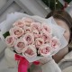 Букет из 15 розовых роз Россия 60 см купить с доставкой в Санкт-Петербурге