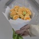 Букет из 15 персиковых роз Россия 60 см купить с доставкой в Санкт-Петербурге