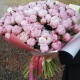 Букет из 101 розового пиона купить с доставкой в Санкт-Петербурге