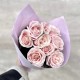 Букет из 9 розовых роз Россия 60 см купить с доставкой в Санкт-Петербурге