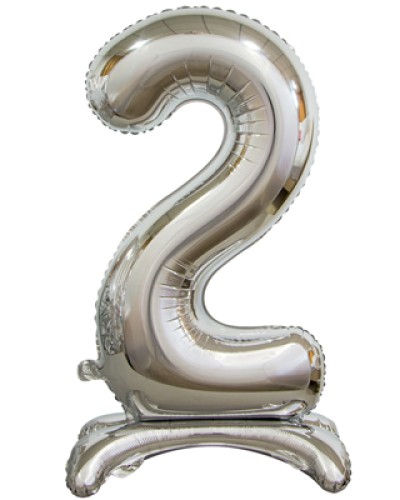 Фольгированный шар с гелием цифра "8" купить с доставкой в Санкт-Петербурге