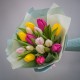 Букет 15 тюльпанов микс - Корпоративный купить с доставкой в Санкт-Петербурге