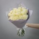 Букет из 15 белых роз купить с доставкой в Санкт-Петербурге