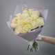 Букет из 15 белых роз 60см купить с доставкой в Санкт-Петербурге