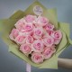 Букет из 15 нежно-розовых роз 50 см купить с доставкой в Санкт-Петербурге