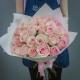 Букет из 25 розовых роз купить с доставкой в Санкт-Петербурге